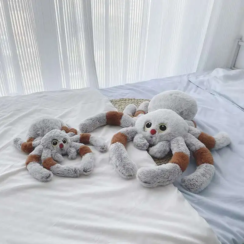 30/50cm Stuffed Animal Spider Plush Toy Soft Gray Reptile Spider Doll Toy Red Nose Big Eyes Simulation Spider Toy Room Decor
30/50cm Stuffed Animal Spider Plush Toy Soft Gray Reptile Spider Doll Toy Red Nose Big Eyes Simulation Spider Toy Room Decor