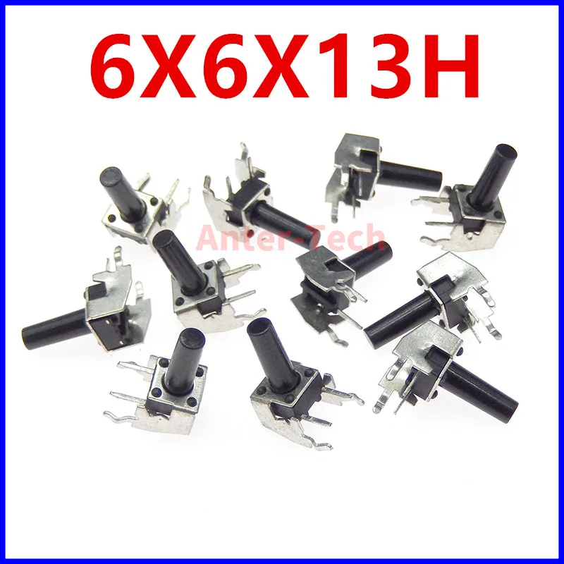 20PCS 6X6X13H 6*6*13mm 4Pin touch button micro switch Self-reset 90 degrees side insert with bracket
20PCS 6X6X13H 6*6*13mm 4Pin touch button micro switch Self-reset 90 degrees side insert with bracket