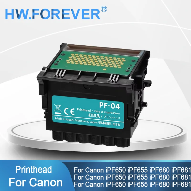 PF-04 Printhead 96% New PF04 Print Head For Canon iPF650 iPF655 iPF680 iPF685 iPF750 iPF755 iPF760 iPF765 iPF780 Refurbished
PF-04 Printhead 96% New PF04 Print Head For Canon iPF650 iPF655 iPF680 iPF685 iPF750 iPF755 iPF760 iPF765 iPF780 Refurbished