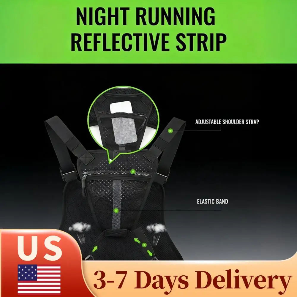 Outdoor Sports Chest Bag Adjustable Running Vest Bag Anti-Theft Multi-Functional for Men Women Running Hiking
Outdoor Sports Chest Bag Adjustable Running Vest Bag Anti-Theft Multi-Functional for Men Women Running Hiking