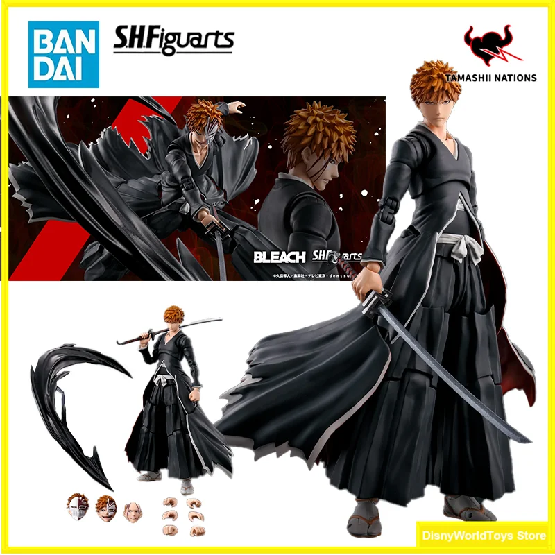100% Original Bandai S.H.Figuarts SHF ICHIGO KUROSAKI Getsugatensho In Stock Anime Action Collection Figures Model Toys
100% Original Bandai S.H.Figuarts SHF ICHIGO KUROSAKI Getsugatensho In Stock Anime Action Collection Figures Model Toys 