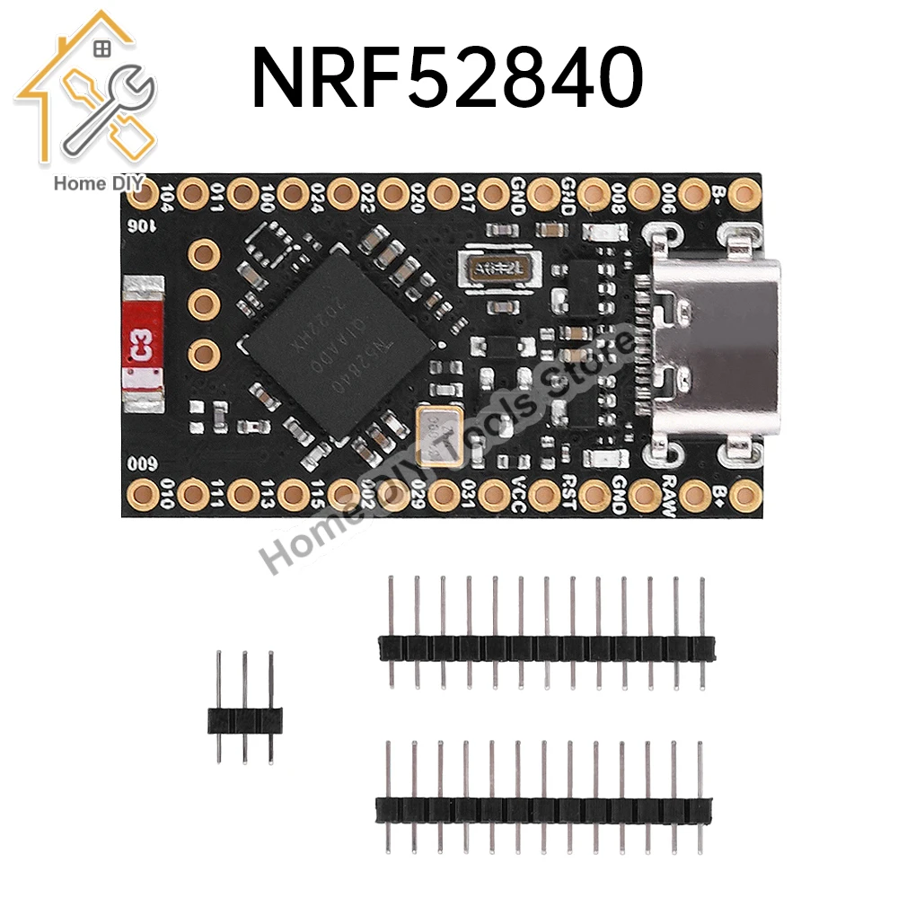 Плата разработки NRF52840 с управлением зарядкой Bluetooth Pro Micro NRF52840 для Ниццы! Nano V2.0
Плата разработки NRF52840 с управлением зарядкой Bluetooth Pro Micro NRF52840 для Ниццы! Nano V2.0