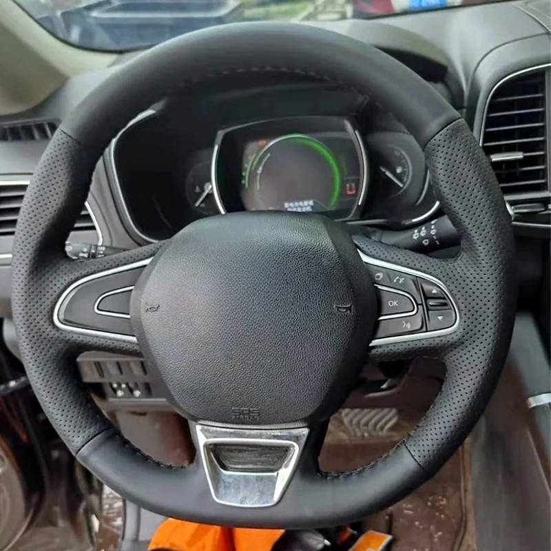 Car Steering Wheel Cover Faux Leather For Renault Megane 4 MK Kadjar Koleos Talisman Scenic 2016 Steering Wheel Braiding Cover
Car Steering Wheel Cover Faux Leather For Renault Megane 4 MK Kadjar Koleos Talisman Scenic 2016 Steering Wheel Braiding Cover