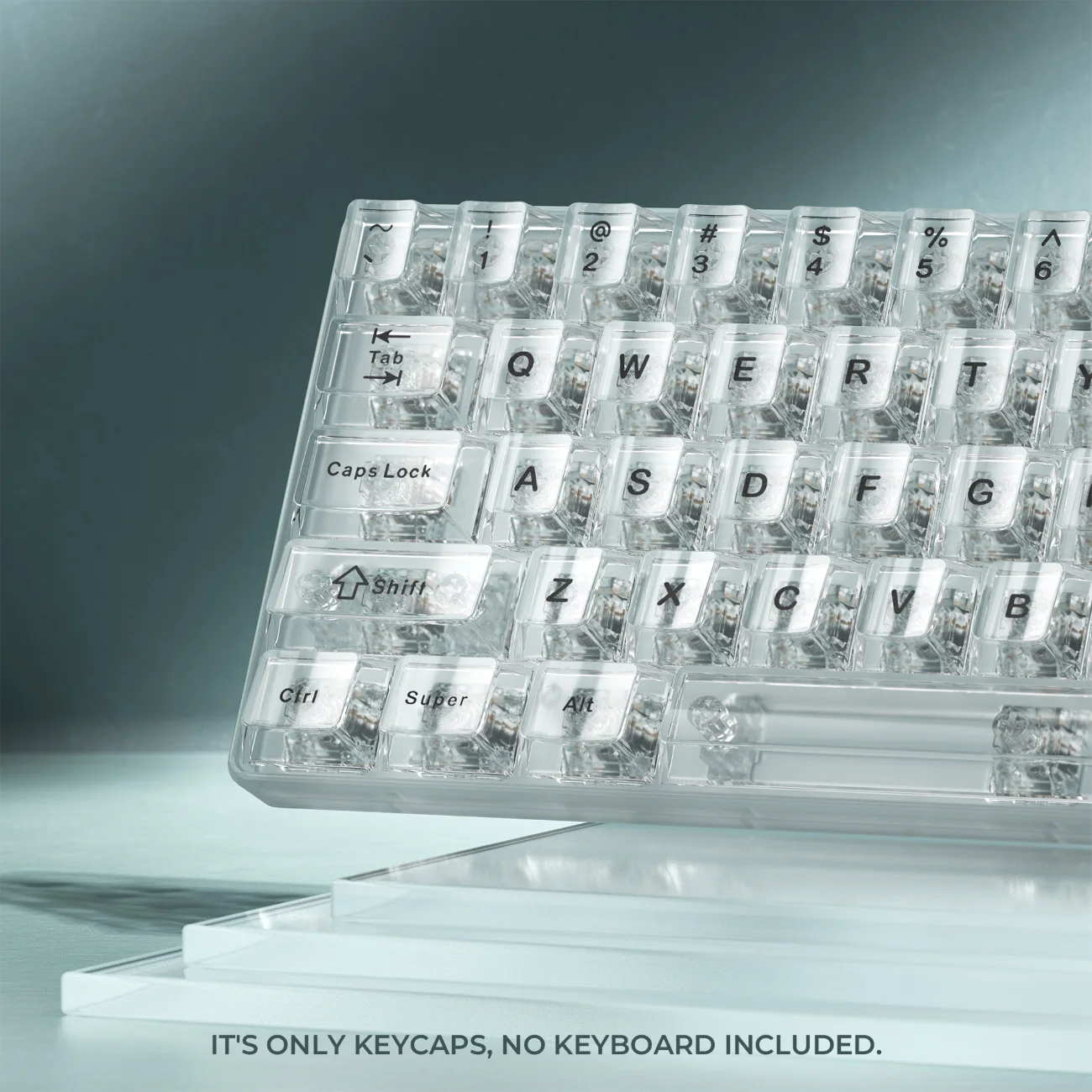 QBYI Clear keycaps White Transparent 75 Percent Crystal Ceramic Keycap Set PC Shine Through Cherry Profile 124keys Keycaps
QBYI Clear keycaps White Transparent 75 Percent Crystal Ceramic Keycap Set PC Shine Through Cherry Profile 124keys Keycaps