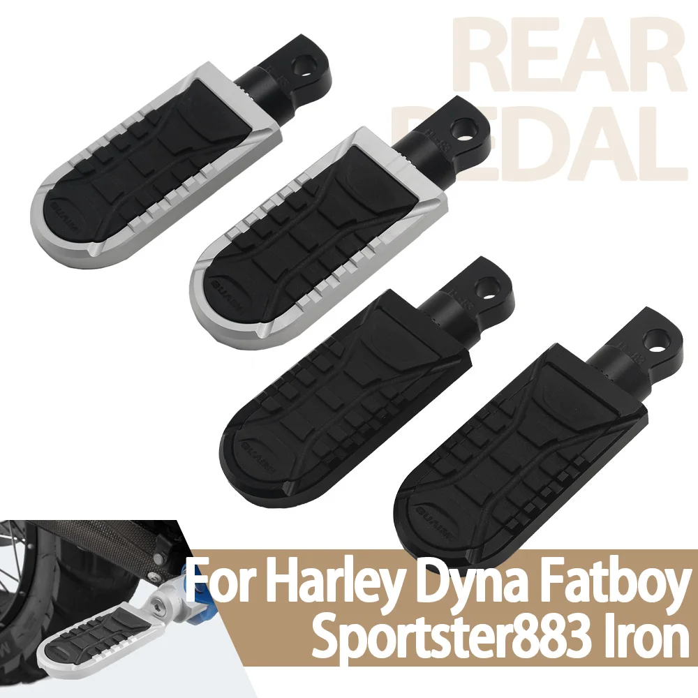 Для Harley Dyna Sportster Fatboy Iron 883, широкие подножки с ЧПУ для мотоцикла 360 ° Вращающиеся передние и задние подножки для пассажиров 
Для Harley Dyna Sportster Fatboy Iron 883, широкие подножки с ЧПУ для мотоцикла 360 ° Вращающиеся передние и задние подножки для пассажиров