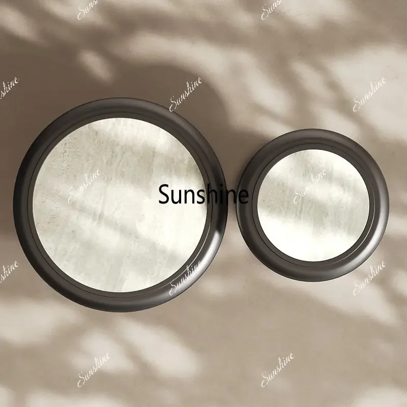 Retro minimalist size round coffee table combination living room home FT
Retro minimalist size round coffee table combination living room home FT