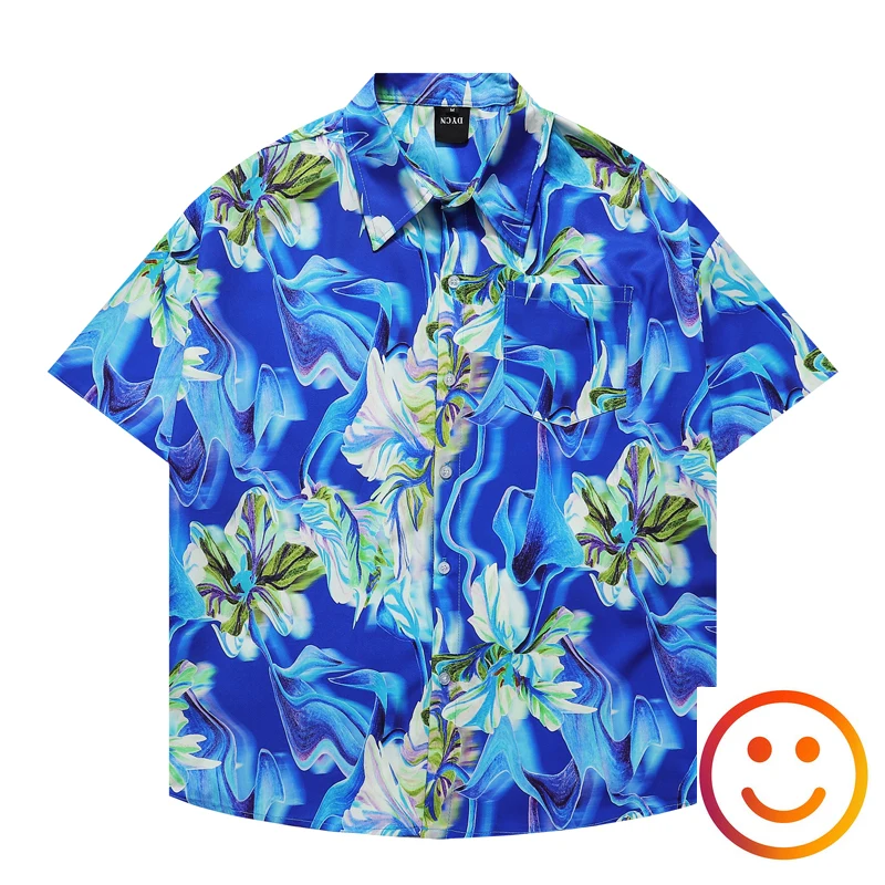Green White Floral Print Pattern Shirts Blue Clothes Tops Men Women High Quality Loose Hawaii Beach Short Sleeve T Shirt Tees
Green White Floral Print Pattern Shirts Blue Clothes Tops Men Women High Quality Loose Hawaii Beach Short Sleeve T Shirt Tees