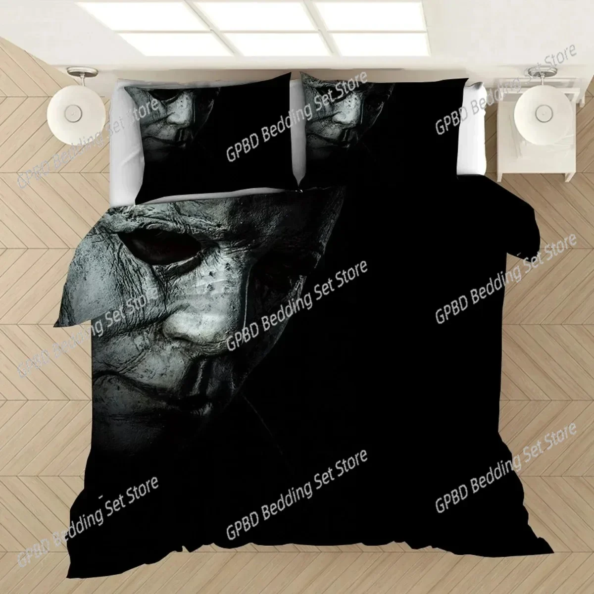3D Printed Movie Horror Michael Myers Halloween Bedding Set Boys Girls Twin Queen Size Duvet Cover Pillowcase Bed Kids Adult
3D Printed Movie Horror Michael Myers Halloween Bedding Set Boys Girls Twin Queen Size Duvet Cover Pillowcase Bed Kids Adult