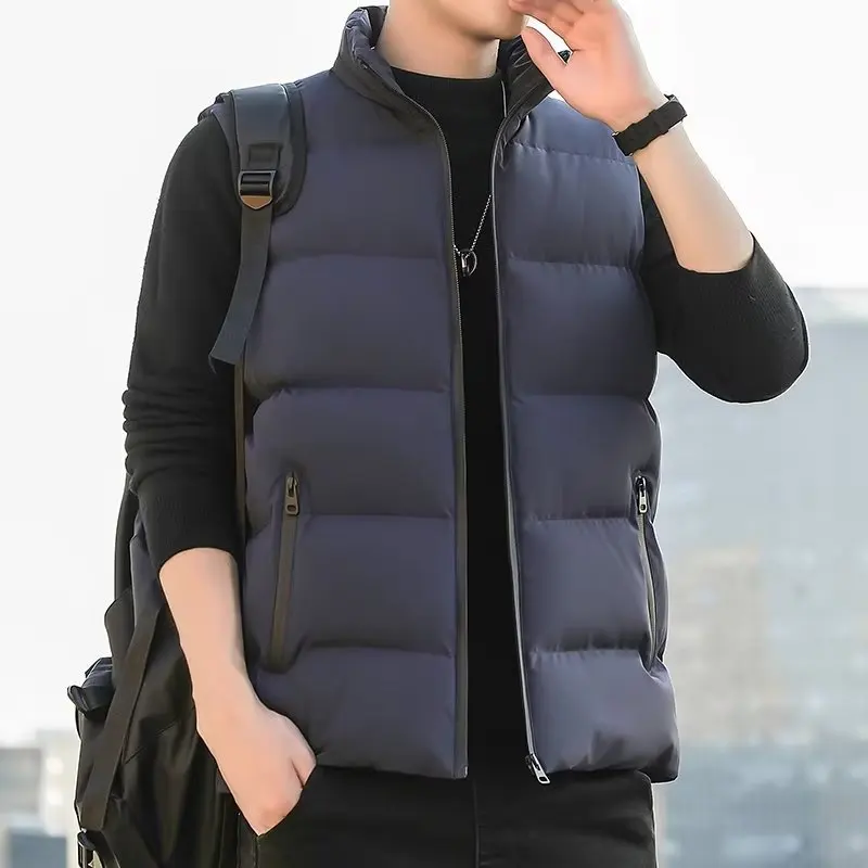 Autumn Winter Men's Padded Waistcoat Plus Size Fashion Casual Standing Collar Sleeveless Thick Warm Slim Fit Comfortable Vest
Autumn Winter Men's Padded Waistcoat Plus Size Fashion Casual Standing Collar Sleeveless Thick Warm Slim Fit Comfortable Vest