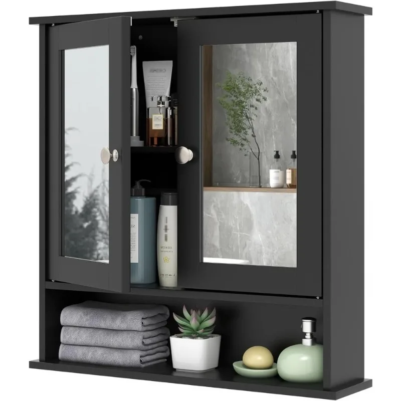 Over Toilet Storage Cabinet with Mirror Doors Adjustable Shelf Wall Mounted Bathroom Organizer
Over Toilet Storage Cabinet with Mirror Doors Adjustable Shelf Wall Mounted Bathroom Organizer