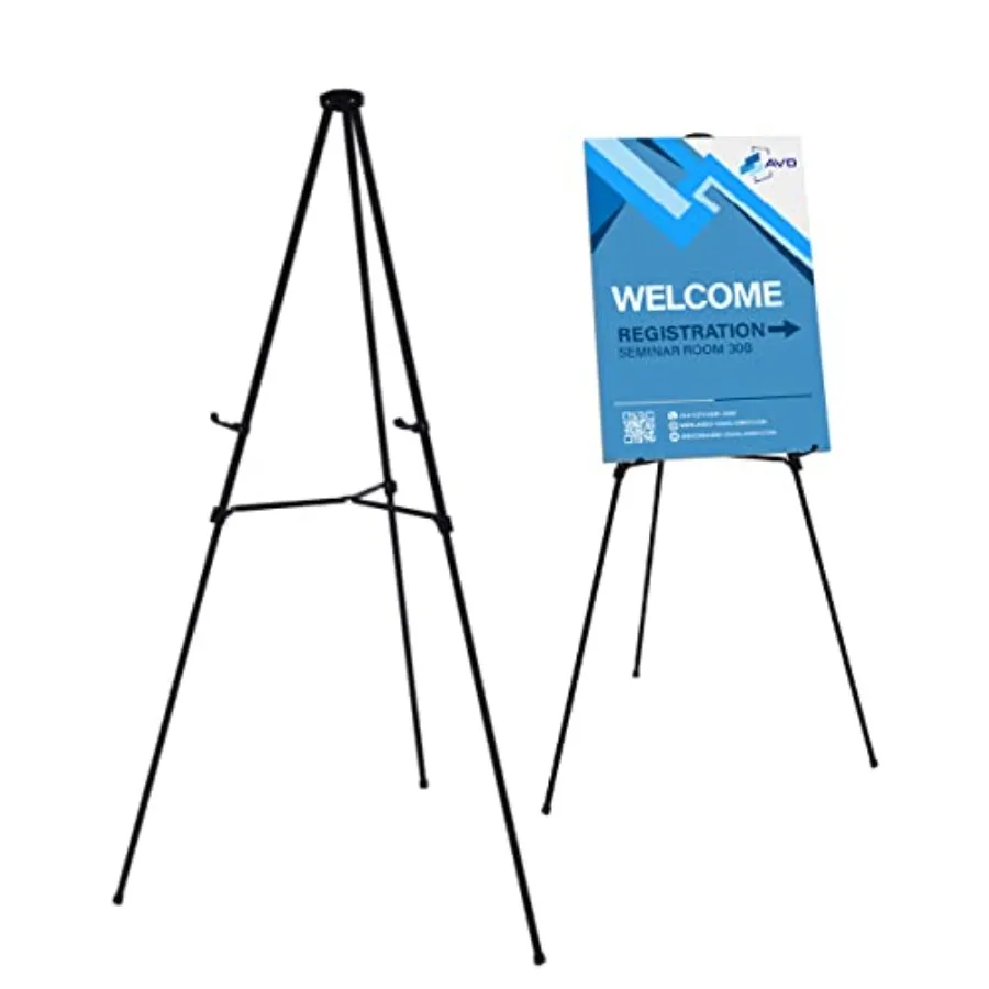 Lightweight Aluminum Telescoping Display Easel 70 Inches Black 2
Lightweight Aluminum Telescoping Display Easel 70 Inches Black 2