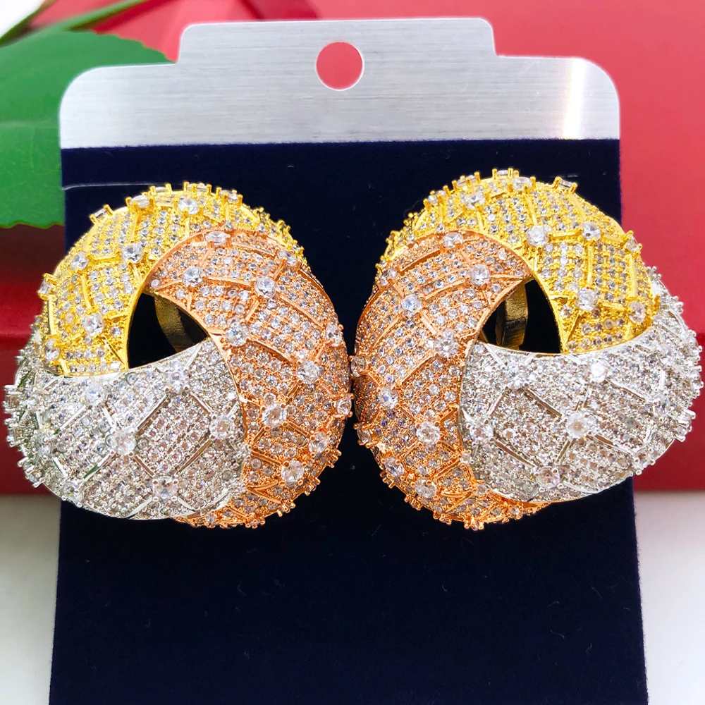 Missvikki Fashion Jewelry Womens Jewelry Gorgeous Big Clip Stud Earrings AAA Cubic Zirconia Bridal Wedding Party Show Earrings
Missvikki Fashion Jewelry Womens Jewelry Gorgeous Big Clip Stud Earrings AAA Cubic Zirconia Bridal Wedding Party Show Earrings