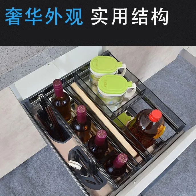Crystal Diamond series stainless steel basket seasoning basket with damping buffer slide
Crystal Diamond series stainless steel basket seasoning basket with damping buffer slide