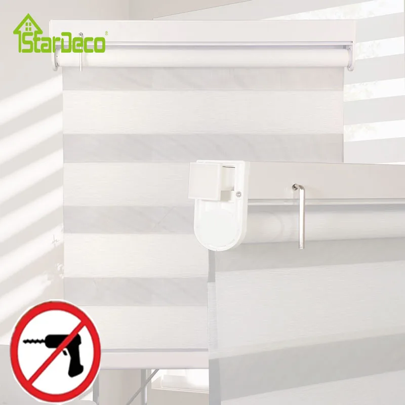 Жалюзи Zebra Light Control, беспроводные двухслойные сверху вниз, индивидуальные шторы без дрели для балконных офисных окон, высокое качество
Жалюзи Zebra Light Control, беспроводные двухслойные сверху вниз, индивидуальные шторы без дрели для балконных офисных окон, высокое качество