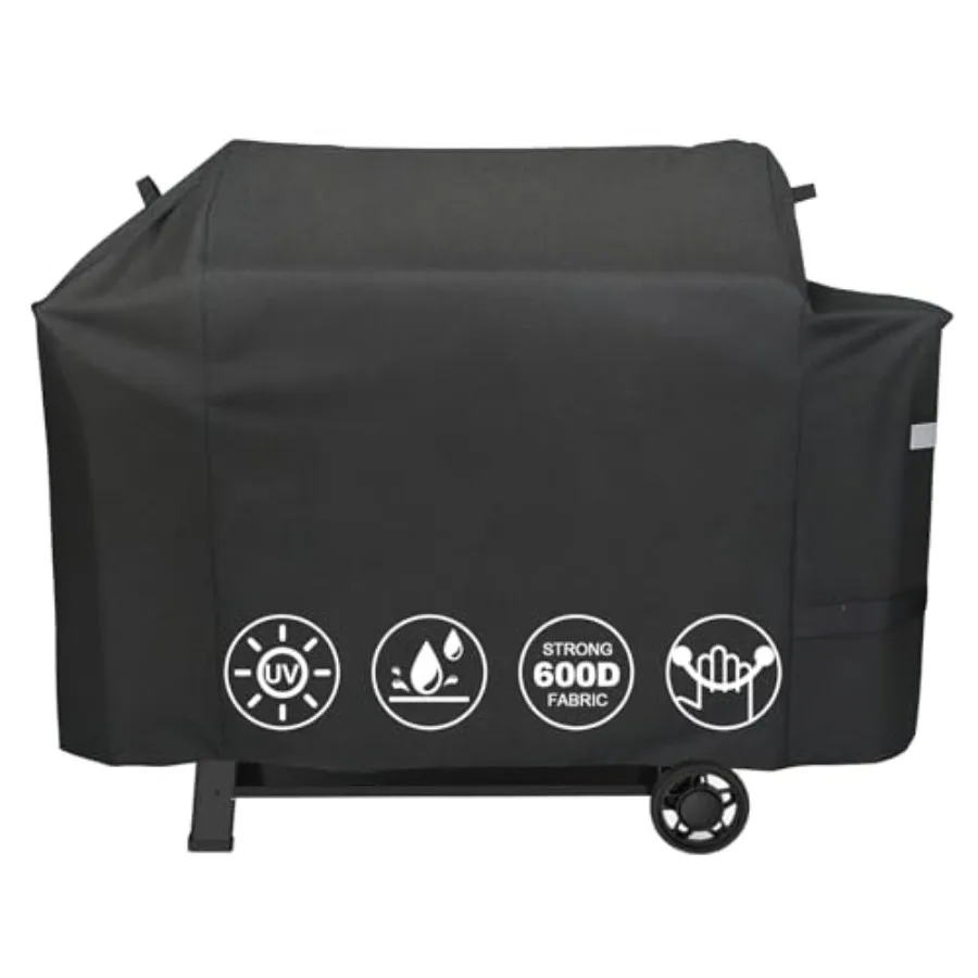 Grill Cover for Weber Searwood XL 600 Pellet - 600D Heavy Duty Tear-Resistant Waterproof Weather Resistant Grill Cover for Webe
Grill Cover for Weber Searwood XL 600 Pellet - 600D Heavy Duty Tear-Resistant Waterproof Weather Resistant Grill Cover for Webe