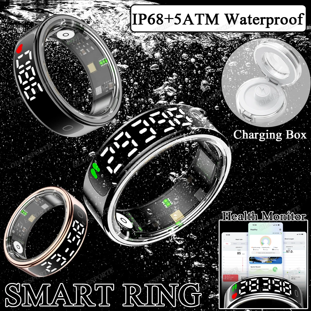 Новый экран дисплея, умное кольцо, 2025 г., умное управление, создание жестами, видео/кисть, монитор здоровья Tiktok, IP68, 5 атм, водонепроницаемый Smartring
Новый экран дисплея, умное кольцо, 2025 г., умное управление, создание жестами, видео/кисть, монитор здоровья Tiktok, IP68, 5 атм, водонепроницаемый Smartring