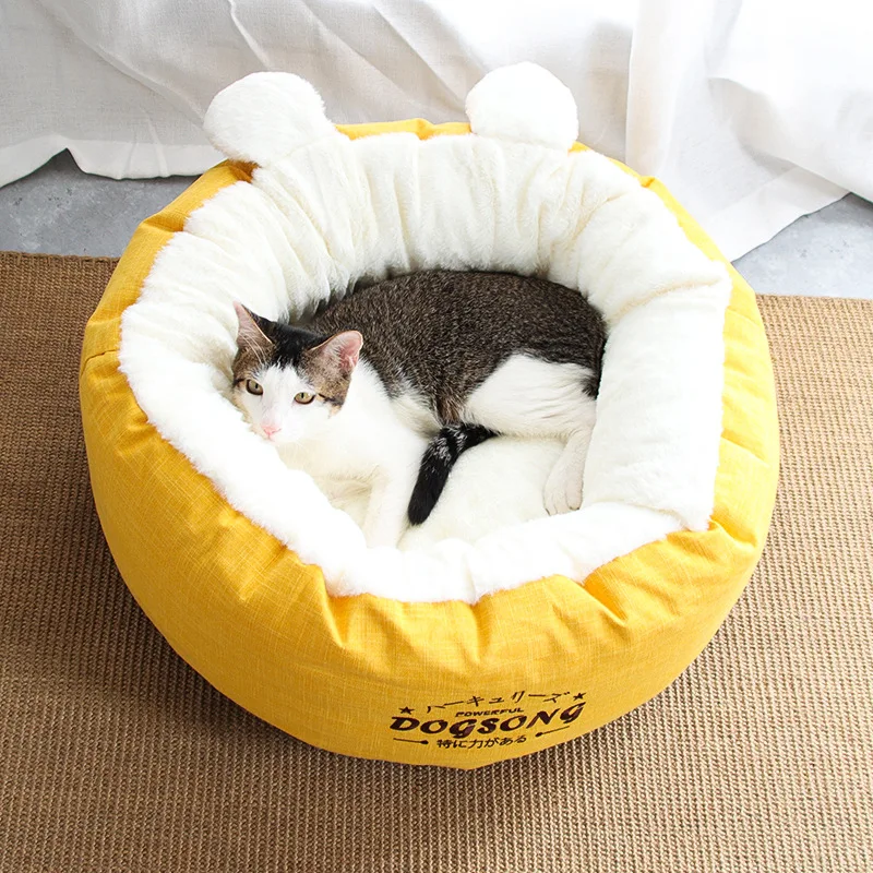 All Season Cat Bed Removable Washable Warm Pet Nest Deep Sleep Cushion for Small Kitten Winter Thermal House
All Season Cat Bed Removable Washable Warm Pet Nest Deep Sleep Cushion for Small Kitten Winter Thermal House