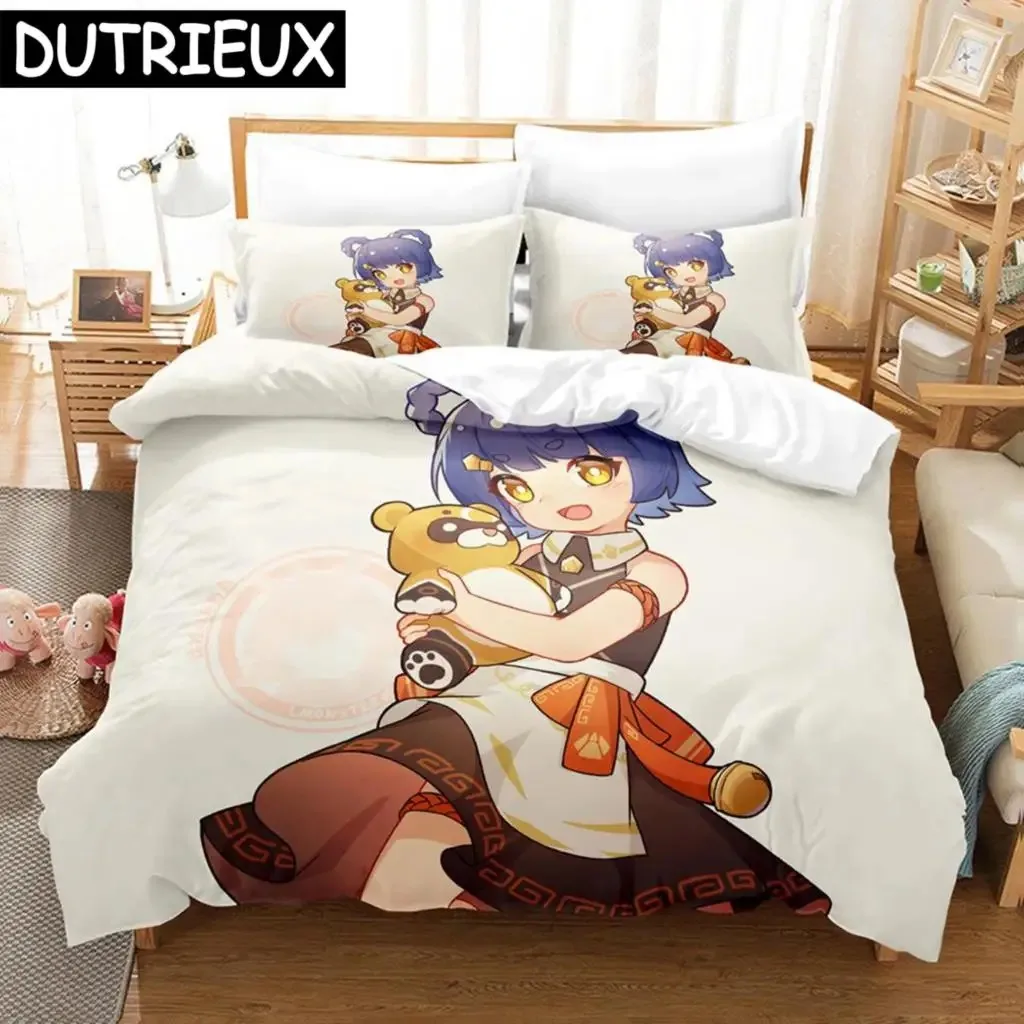 Hot Game Genshin Impact Bedding Set 3D Printed Comforter Duvet Cover Sets Pillowcase Twin Full Queen King Duvet Covers Drop Ship
Hot Game Genshin Impact Bedding Set 3D Printed Comforter Duvet Cover Sets Pillowcase Twin Full Queen King Duvet Covers Drop Ship