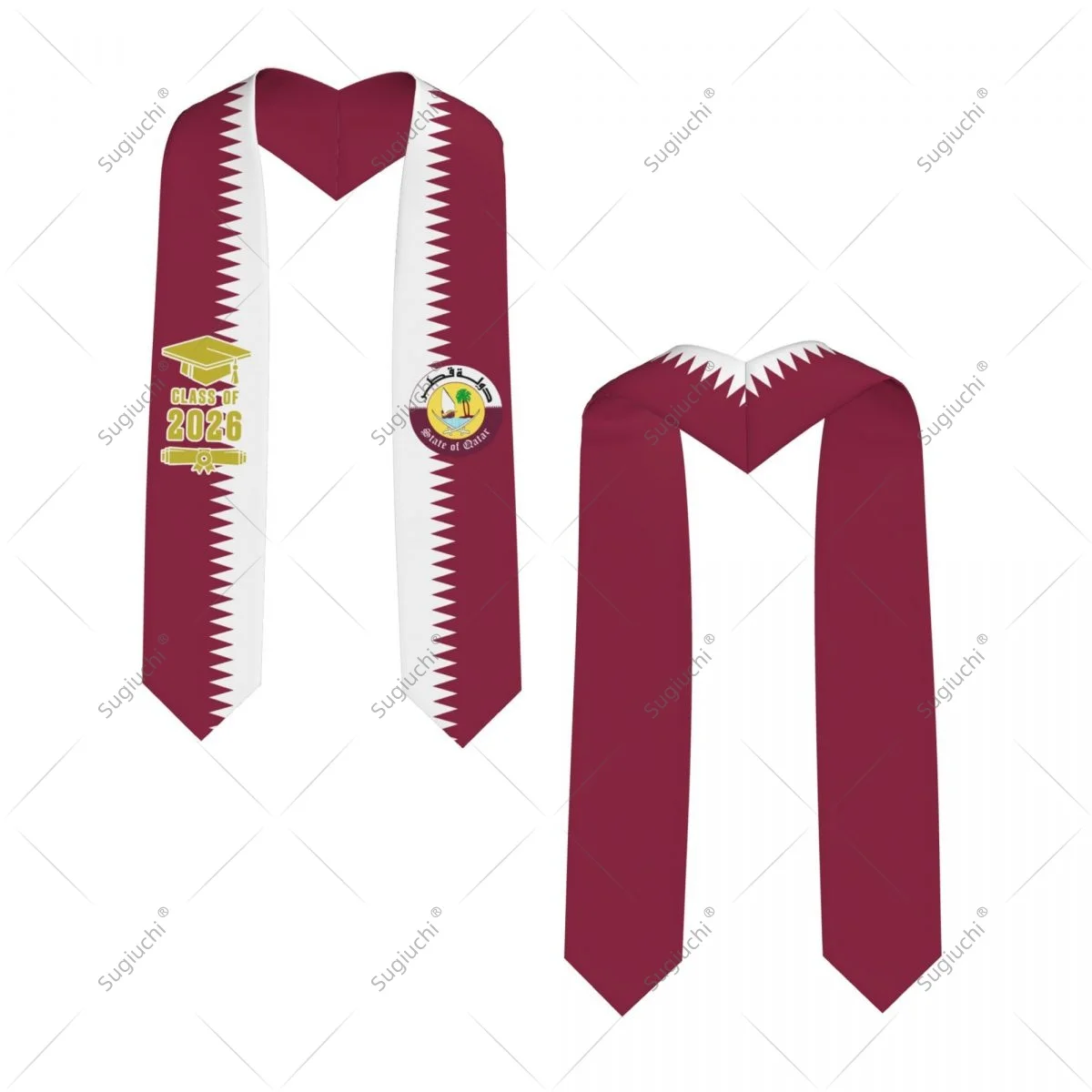 Qatar Flag Class Of 2026 Graduation Stole Sash Scarf For International Students Proud Ceremony Adult Unisex
Qatar Flag Class Of 2026 Graduation Stole Sash Scarf For International Students Proud Ceremony Adult Unisex