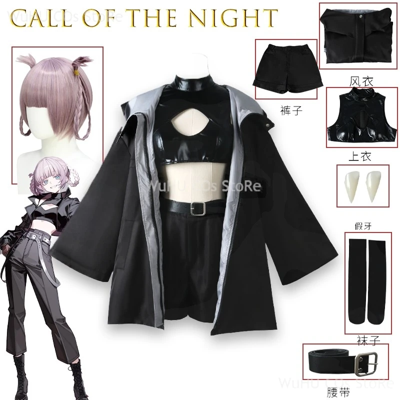 Nazuna Nanakusa Тренч Косплей Костюм Аниме Call Of The Night Пальто Летний Новый Тренд Горячий Предмет Disfraz Хэллоуин
Nazuna Nanakusa Тренч Косплей Костюм Аниме Call Of The Night Пальто Летний Новый Тренд Горячий Предмет Disfraz Хэллоуин
