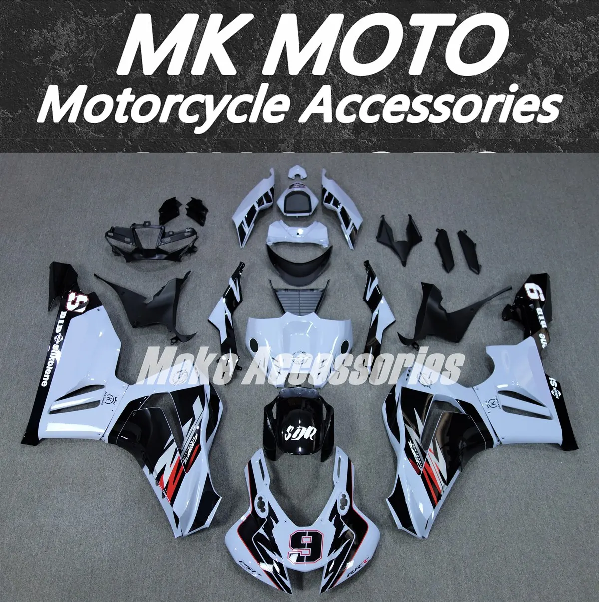 Комплект обтекателей Moke Moto для мотоцикла CBR1000RR-R Fireblade SP 2020 2021 2022, высококачественный литой комплект обвеса, серый с черным, изготовленный методом инжекции.
Комплект обтекателей Moke Moto для мотоцикла CBR1000RR-R Fireblade SP 2020 2021 2022, высококачественный литой комплект обвеса, серый с черным, изготовленный методом инжекции.
