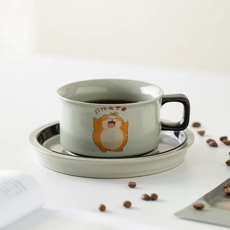 Minimalist Style Coffee Cup And Dish Set Ceramic Cup High-end Exquisite Light Luxury Afternoon Tea Coffee Cup
Minimalist Style Coffee Cup And Dish Set Ceramic Cup High-end Exquisite Light Luxury Afternoon Tea Coffee Cup