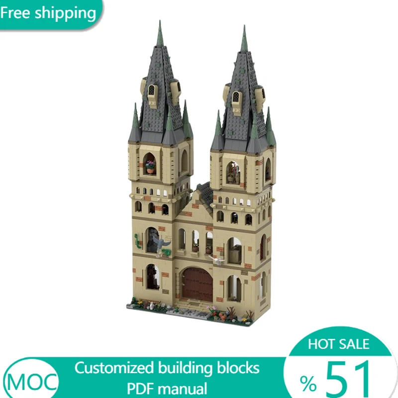 2119 деталей: Игровой набор «Башня с колоколами» MOC, модульная технологичная модель из строительных блоков, простой дизайн, DIY игрушка для детей, подарок на день рождения
2119 деталей: Игровой набор «Башня с колоколами» MOC, модульная технологичная модель из строительных блоков, простой дизайн, DIY игрушка для детей, подарок на день рождения