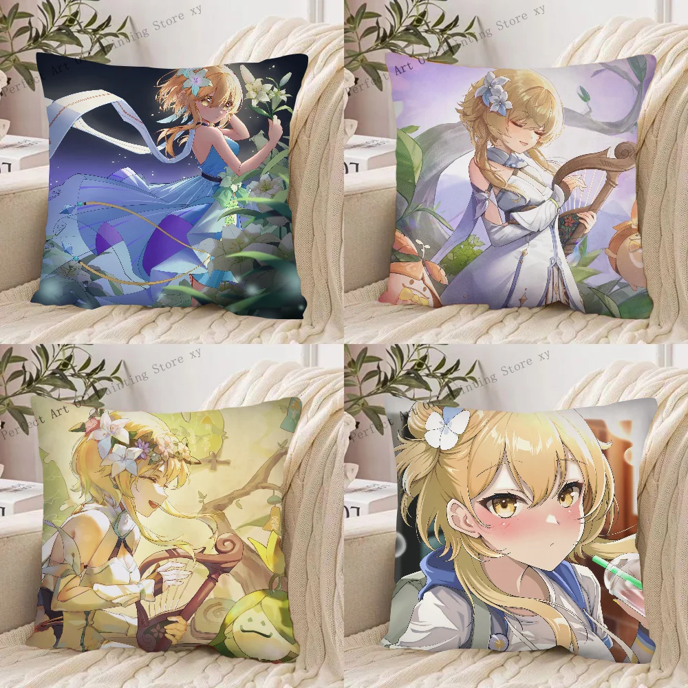 1PC Game Anime Genshin Impact Lumine Pillow Case Square Pillow Cushion Cover Bedroom Sofa Room Decoration Casual Pillow Cover
1PC Game Anime Genshin Impact Lumine Pillow Case Square Pillow Cushion Cover Bedroom Sofa Room Decoration Casual Pillow Cover