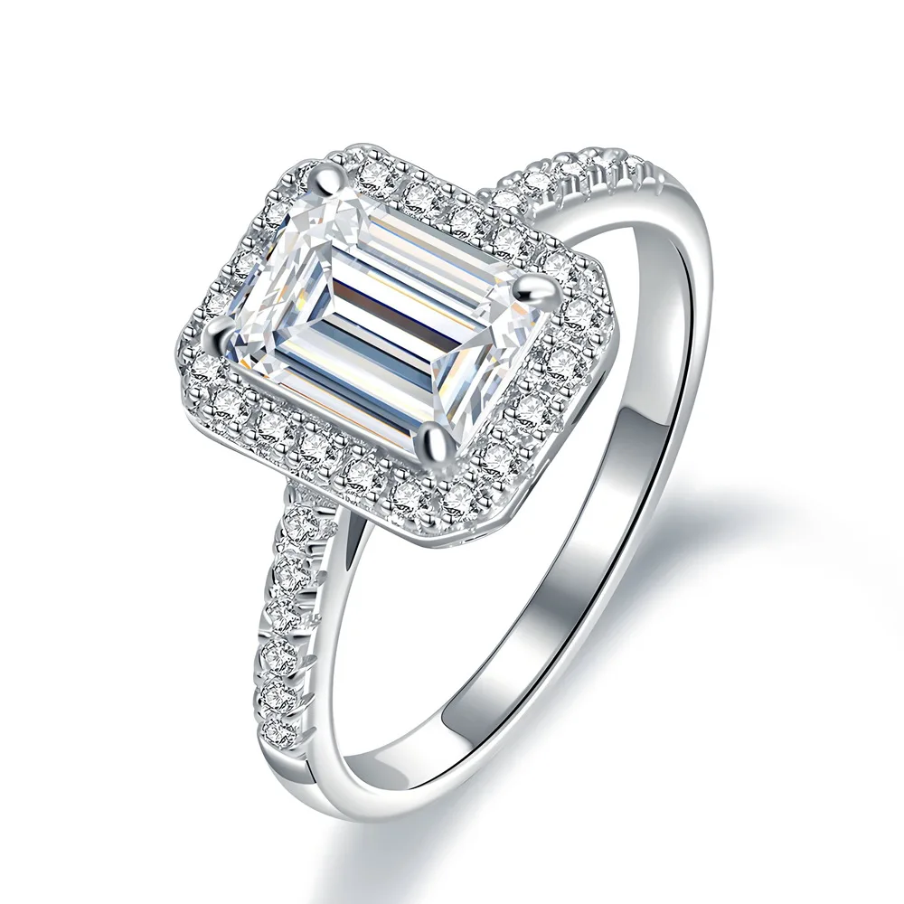 S925 Sterling Silver 7x9mm Sugar Cube Diamond Ring Classic Versatile Ladies Exquisite High Quality Jewelry
S925 Sterling Silver 7x9mm Sugar Cube Diamond Ring Classic Versatile Ladies Exquisite High Quality Jewelry