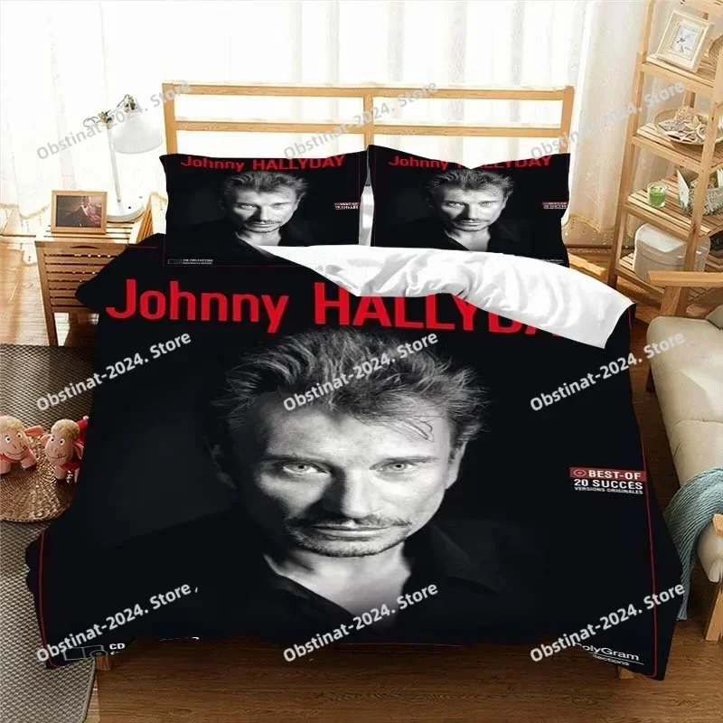 Johnny Hallyday Pattern Bedding Set Duvet Cover Full Queen King Size Printed Bed Set Aldult Kid Bedroom Single Twin Sheet
Johnny Hallyday Pattern Bedding Set Duvet Cover Full Queen King Size Printed Bed Set Aldult Kid Bedroom Single Twin Sheet