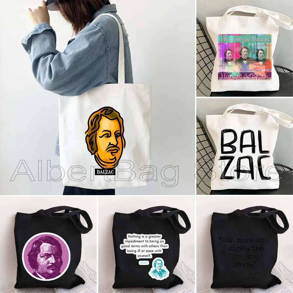 The More One Judges The Less One Loves BALZAC Portrait Novel Literature Book Lover Gift Canvas Shoulder Tote Bag Shopper Handbag
The More One Judges The Less One Loves BALZAC Portrait Novel Literature Book Lover Gift Canvas Shoulder Tote Bag Shopper Handbag