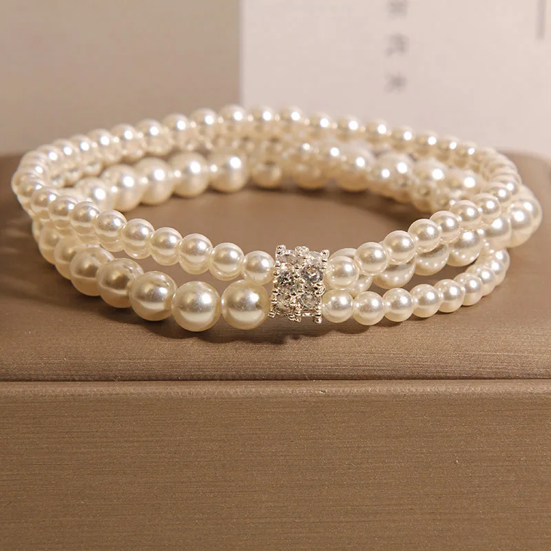 Многослойный сложенный жемчужный браслет, женский роскошный нишевый изысканный высококачественный браслет из бисера со стразами, ювелирные изделия класса люкс
Многослойный сложенный жемчужный браслет, женский роскошный нишевый изысканный высококачественный браслет из бисера со стразами, ювелирные изделия класса люкс