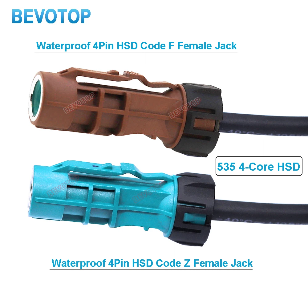 1PCS 4-Pin Waterproof HSD F to Z Female LVDS Camera Connection Cable 4-Core 535 Wire Harness Auto Video Line
1PCS 4-Pin Waterproof HSD F to Z Female LVDS Camera Connection Cable 4-Core 535 Wire Harness Auto Video Line