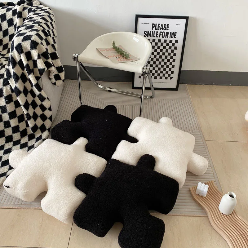 Ins Stuffed Creative Puzzle Shaped Plush Pillow Modern Spliceable Cushion Toy Throw Pillow Waist Cushion Home Decoration
Ins Stuffed Creative Puzzle Shaped Plush Pillow Modern Spliceable Cushion Toy Throw Pillow Waist Cushion Home Decoration