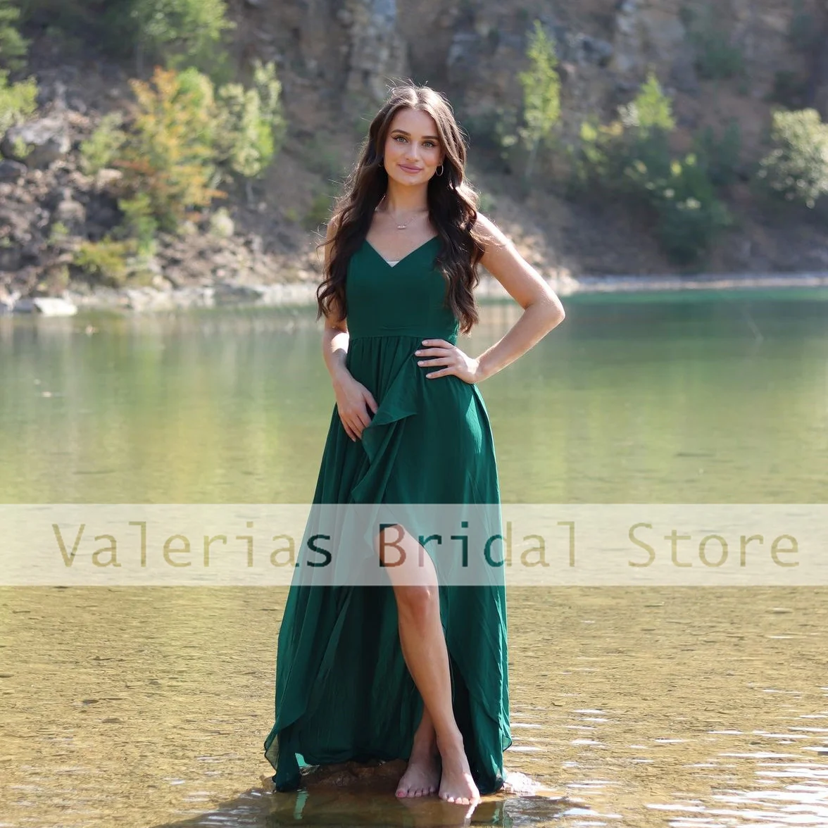 Elegant Mother Dress Spaghetti Straps Slit With Ruffle 2024 Of Chiffon A-Line Green Wedding Party Dresses Vestidos Para Niñas
Elegant Mother Dress Spaghetti Straps Slit With Ruffle 2024 Of Chiffon A-Line Green Wedding Party Dresses Vestidos Para Niñas