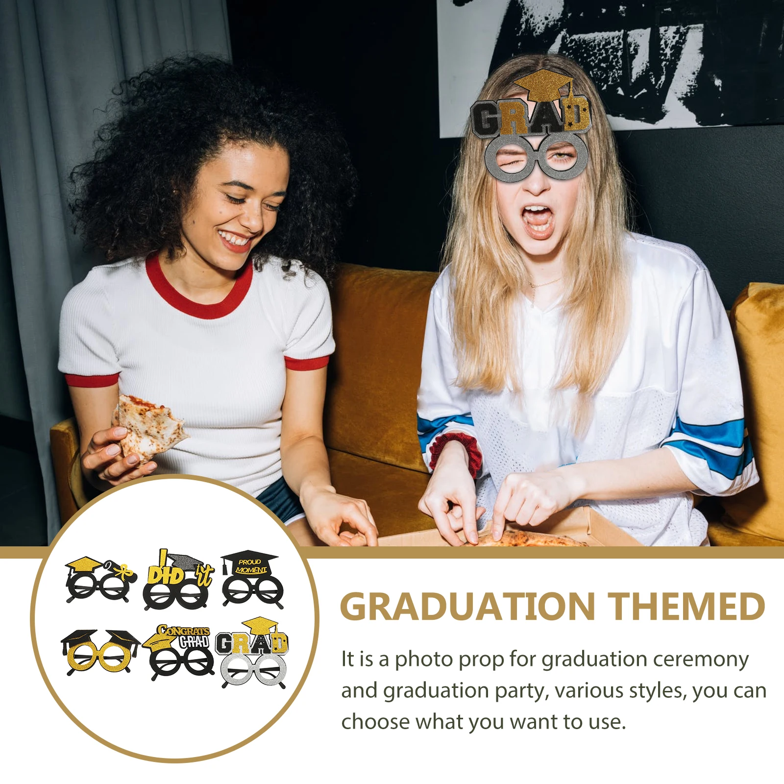 6 Pcs Photo Glasses Frame Graduation Party Decoration Eyeglasses Accessories Sunglasses Kindergarten
6 Pcs Photo Glasses Frame Graduation Party Decoration Eyeglasses Accessories Sunglasses Kindergarten