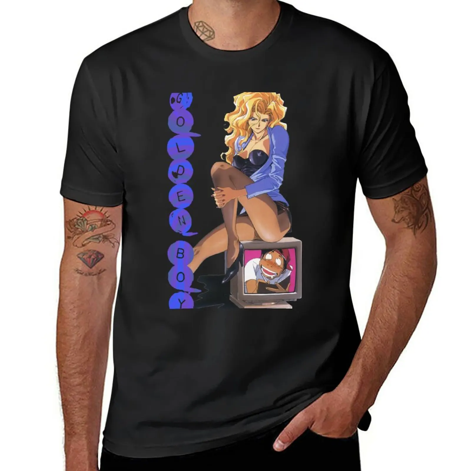 New Golden Boy Kintaro Oe Madame President Classic 90s Anime T-Shirt Short sleeve tee graphic t shirt Men's t shirts
New Golden Boy Kintaro Oe Madame President Classic 90s Anime T-Shirt Short sleeve tee graphic t shirt Men's t shirts