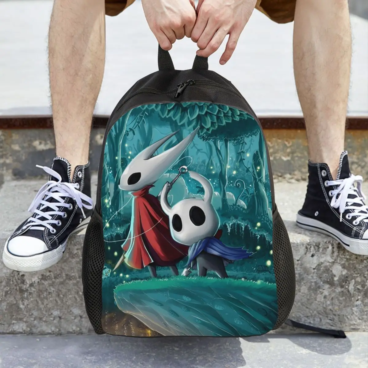 Рюкзак Hollow Knight для инди-игр для мужчин и женщин, школьный деловой рюкзак для колледжа, сумка через плечо с карманом
Рюкзак Hollow Knight для инди-игр для мужчин и женщин, школьный деловой рюкзак для колледжа, сумка через плечо с карманом