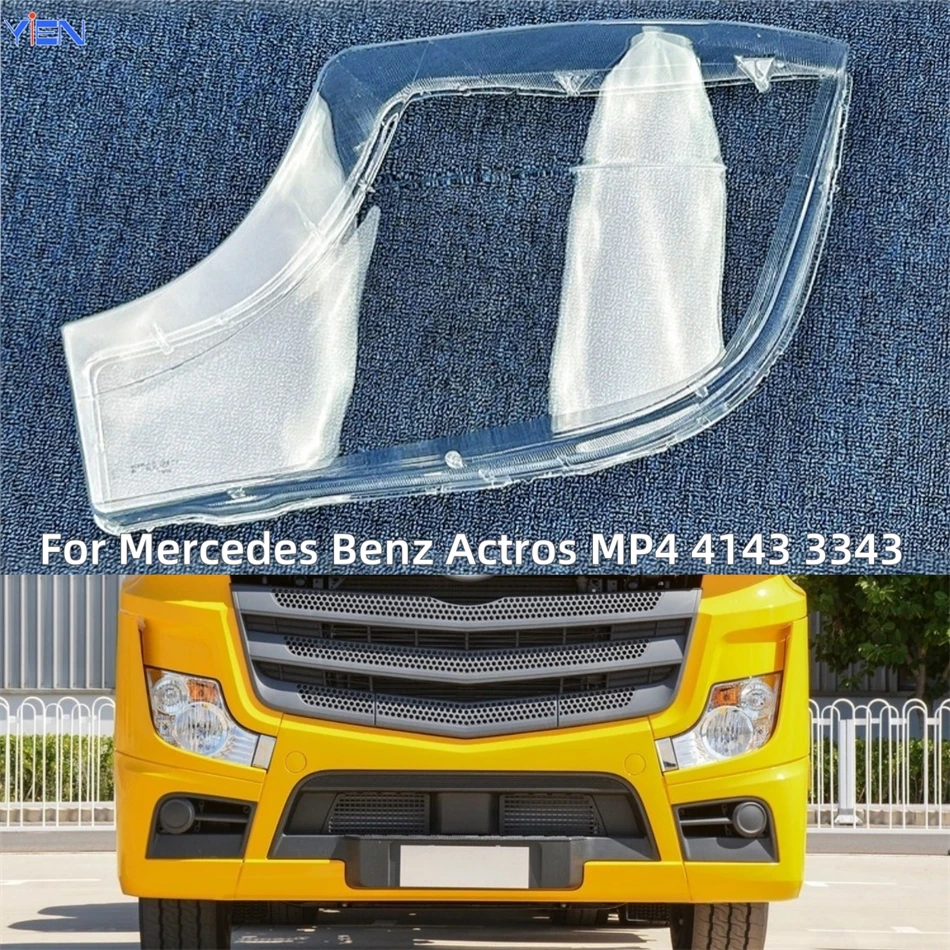 For Mercedes Benz Actros MP4 4143 3343 Heavy Truck Automotive Parts and Accessories Front Headlamp Cover Glass Headlight
For Mercedes Benz Actros MP4 4143 3343 Heavy Truck Automotive Parts and Accessories Front Headlamp Cover Glass Headlight