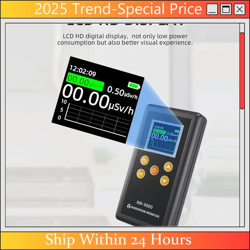 CHYY Top Radioactive Tester Portable Radioactive Tester Geiger Counter X Γ Β Ray Detecting For Pools, Drinking Water
CHYY Top Radioactive Tester Portable Radioactive Tester Geiger Counter X Γ Β Ray Detecting For Pools, Drinking Water