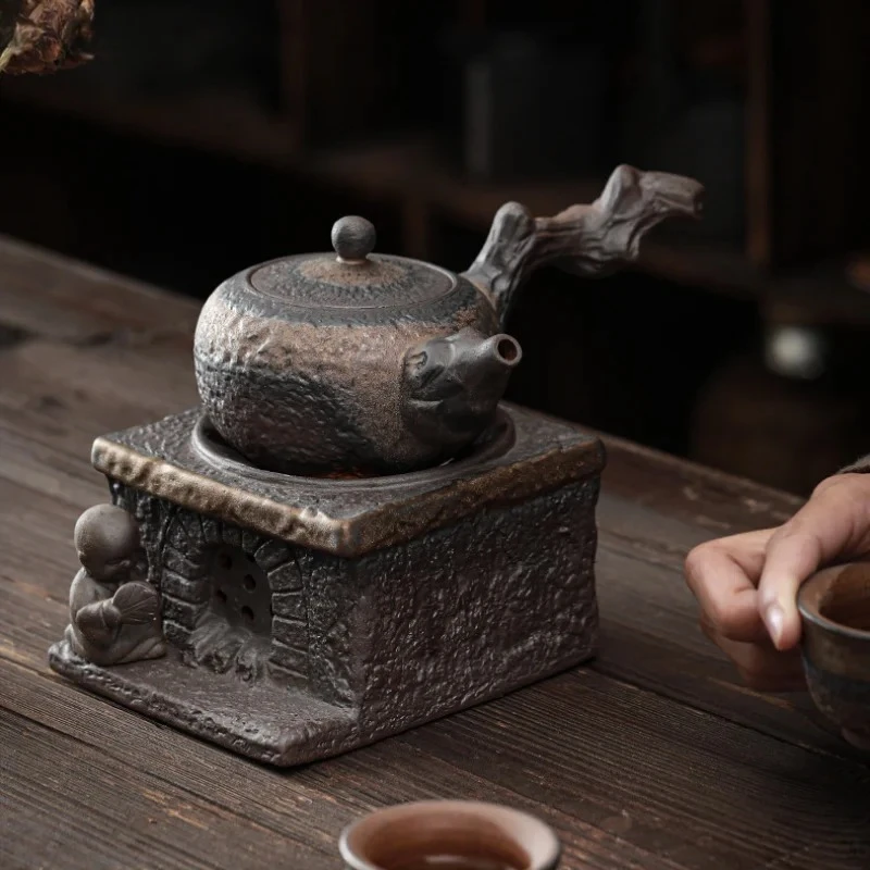 Stoneware Tea Stove Set Ceramic Teapot Heated Base Tea Warmer Tea Making Utensils Kettle Kung Fu Teaware Teas Infuser Teapots
Stoneware Tea Stove Set Ceramic Teapot Heated Base Tea Warmer Tea Making Utensils Kettle Kung Fu Teaware Teas Infuser Teapots