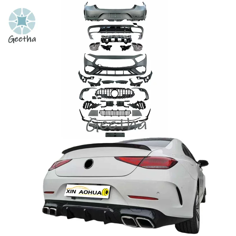 The latest factory-priced body kit is available for Mercedes Benz C257 modified GT63 style bumper grille tail spooler exhaust
The latest factory-priced body kit is available for Mercedes Benz C257 modified GT63 style bumper grille tail spooler exhaust
