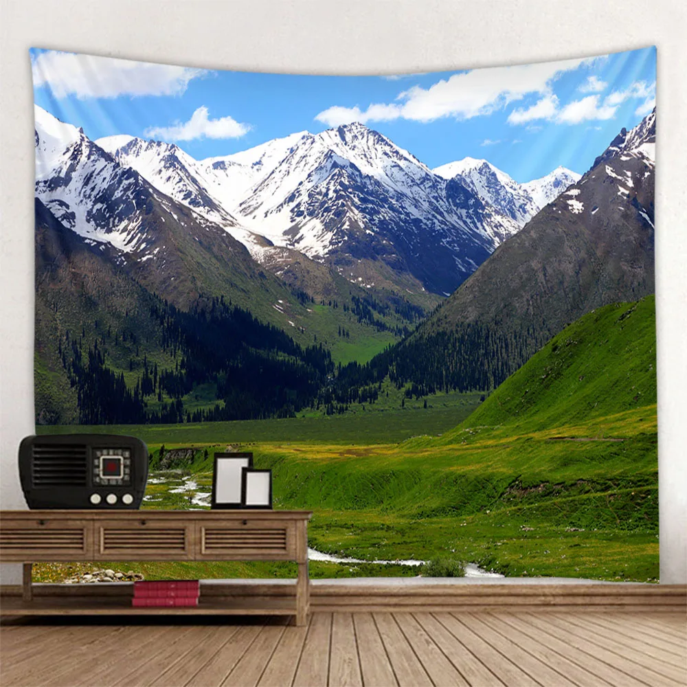Natural Scenery Snow Mountain Grassland Tapestry Soft Wall Hanging Cloth Multiple Patterns Home Decor Multiple Sizes
Natural Scenery Snow Mountain Grassland Tapestry Soft Wall Hanging Cloth Multiple Patterns Home Decor Multiple Sizes