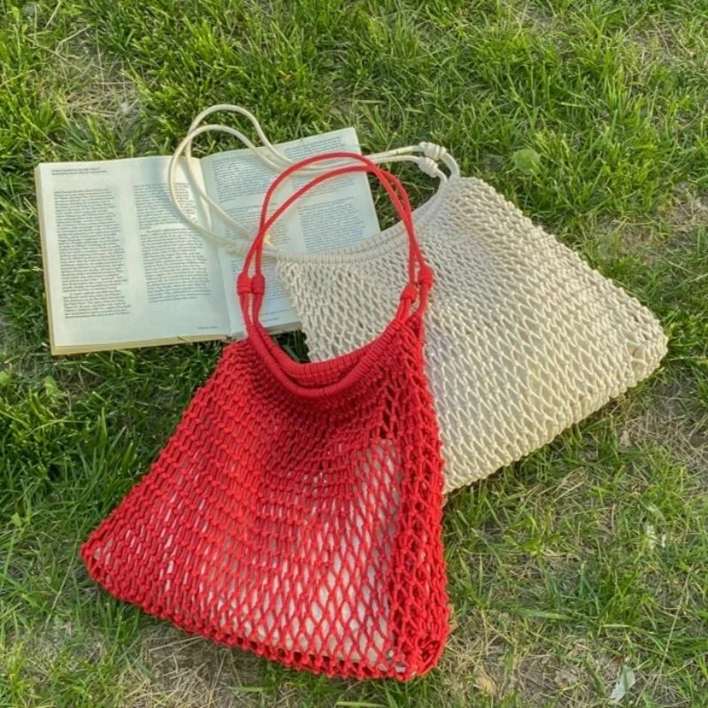 New Summer Fashion Rope-woven Mesh Large-capacity Shopping Handbag Women's Lightweight and Versatile Commuting Crossbody ToteBag
New Summer Fashion Rope-woven Mesh Large-capacity Shopping Handbag Women's Lightweight and Versatile Commuting Crossbody ToteBag