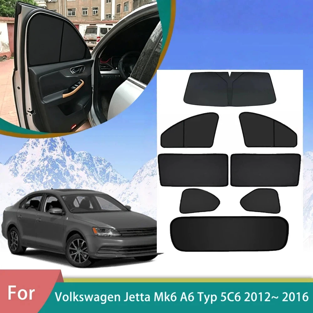 For Volkswagen VW Jetta Mk6 A6 Typ 5C6 2012~ 2016 Magnetic Window Curtains Sunshade Shading Privacy Shading Visor Car Auto Part
For Volkswagen VW Jetta Mk6 A6 Typ 5C6 2012~ 2016 Magnetic Window Curtains Sunshade Shading Privacy Shading Visor Car Auto Part