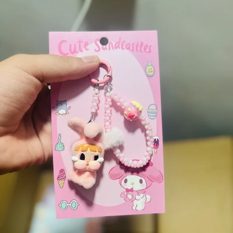 Cute Flocking Labubu Doll Crybaby Vinyl Coating Phone Chain Charm Keychain Backpack Pendant Inspearl Beaded Bracelet Accessories
Cute Flocking Labubu Doll Crybaby Vinyl Coating Phone Chain Charm Keychain Backpack Pendant Inspearl Beaded Bracelet Accessories