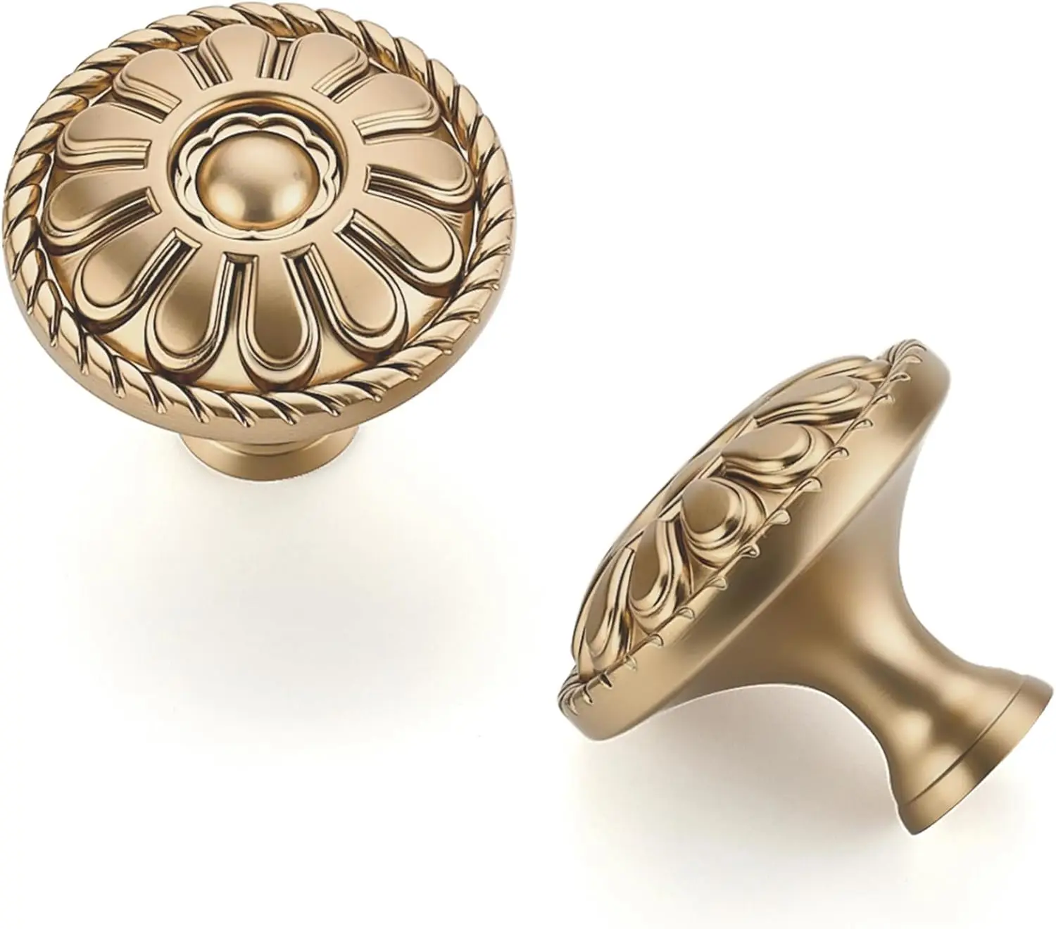 5 Pack 1-1/5 Inch Champagne Bronze Cabinet Knobs - Rustic Drawer Handles for Kitchen, Bathroom, Bedroom
5 Pack 1-1/5 Inch Champagne Bronze Cabinet Knobs - Rustic Drawer Handles for Kitchen, Bathroom, Bedroom