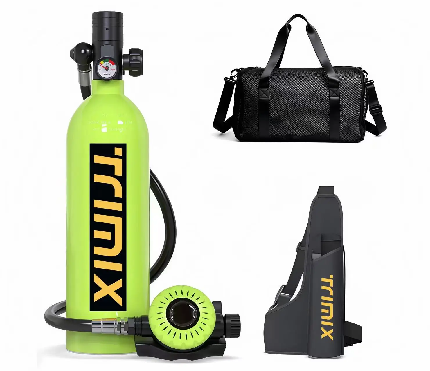 TRIMIX 1 Liter Mini Scuba Diving Lung Tank Breath 15 Mins Air Cylinder Snorkeling TSA-Approved Travel
TRIMIX 1 Liter Mini Scuba Diving Lung Tank Breath 15 Mins Air Cylinder Snorkeling TSA-Approved Travel