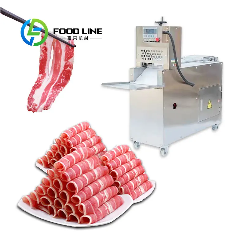 Commercial Full-automatic Frozen Meat Mutton Slicer Mutton Roll Cutter Electric Beef Roll Cutter
Commercial Full-automatic Frozen Meat Mutton Slicer Mutton Roll Cutter Electric Beef Roll Cutter