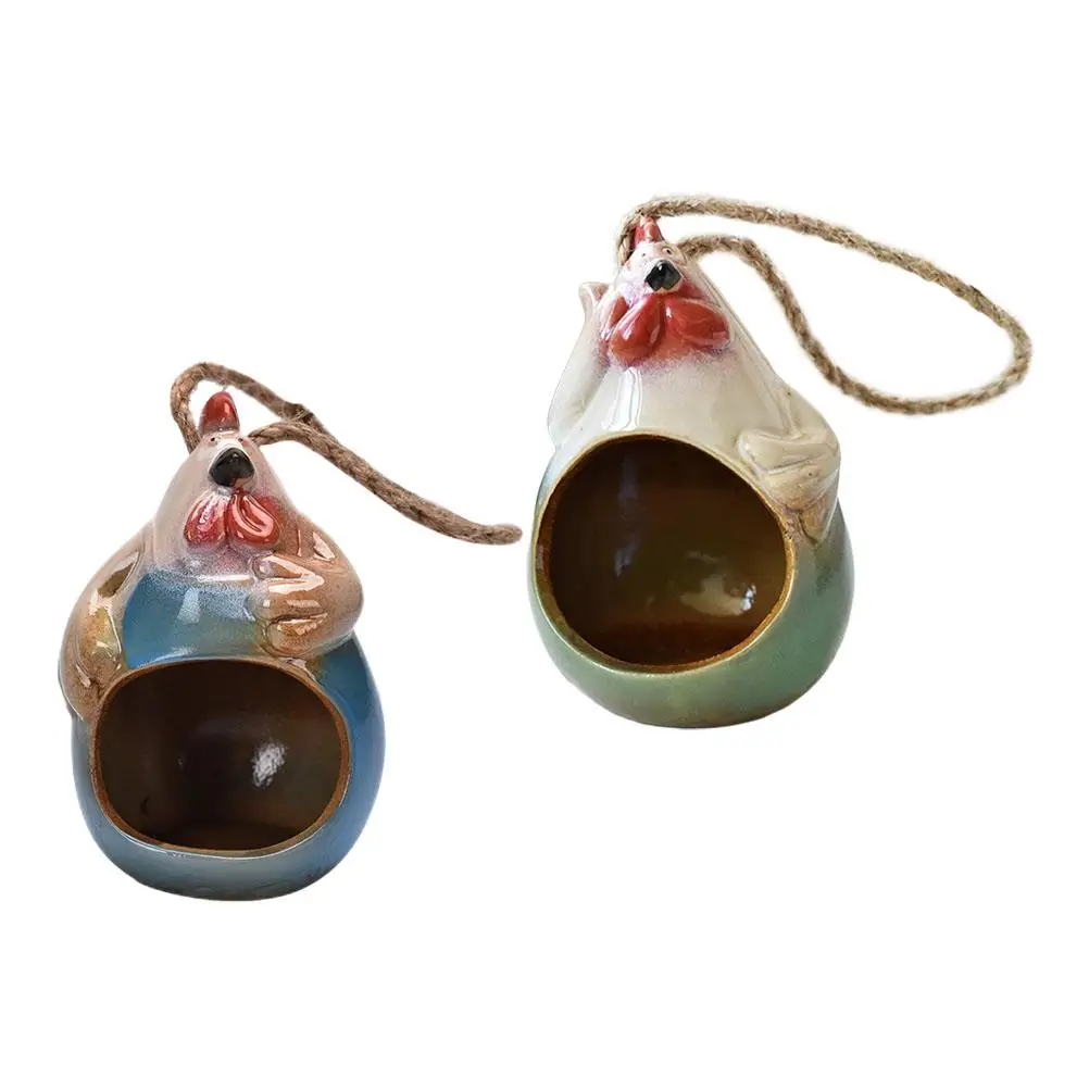 2Pcs Ceramic Flowerpot Hanging Planter Balcony Indoor Pots Succulent Plant Decor Home Practical Gift Small Flower
2Pcs Ceramic Flowerpot Hanging Planter Balcony Indoor Pots Succulent Plant Decor Home Practical Gift Small Flower